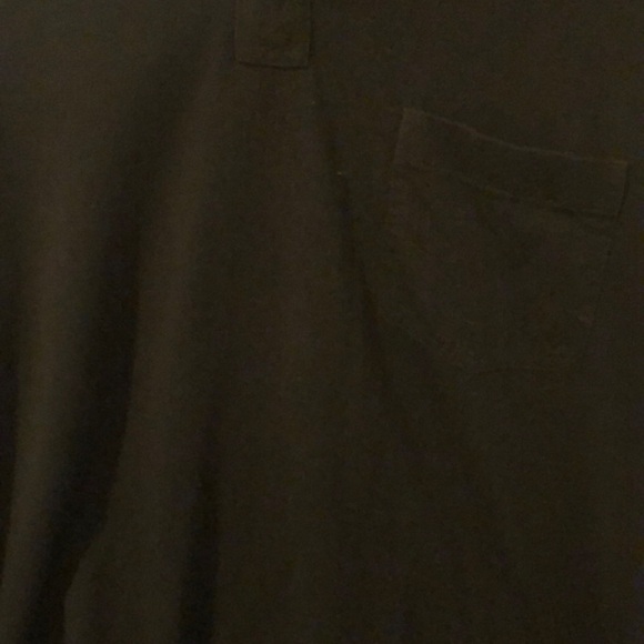 Towncraft Collared Buttoned Down Short Sleeve Olive Green Polo Top Size Large - Picture 3 of 4